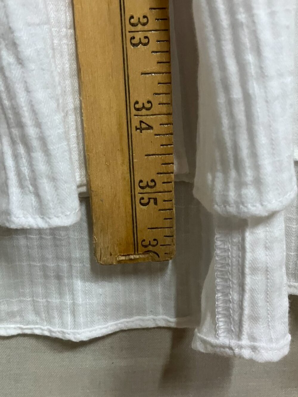 SO Tiered Maxi Dress Women’s Size Medium White Sleeveless Tie Back Boho Cottage - Picture 7 of 7